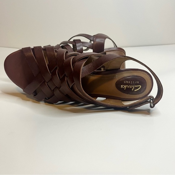 CLARKS, Ralene, Artisan, Women’s, Lusters Open Toe, Back Strap, Size 8M - Picture 5 of 16